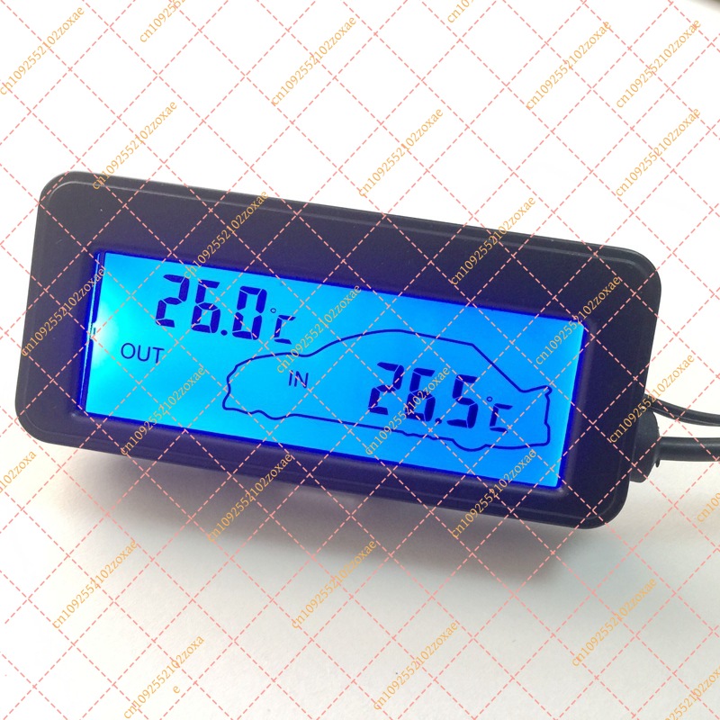 Digital Hygrometer Probe - Termometer Mobil Digital 12V Higrometer LCD
