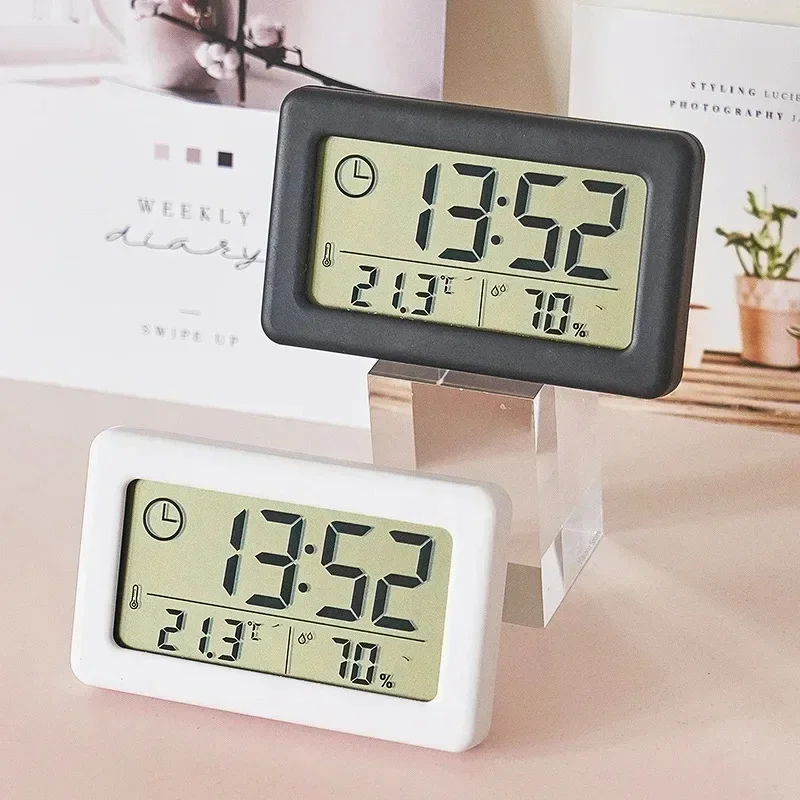 Digital Hygrometer Probe - Jam Digital jam Alarm dekorasi meja