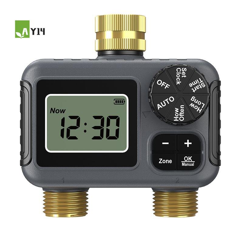 AY14 - Timer Irigasi Otomatis  - Timer Dual Outlet ulasan dan harga