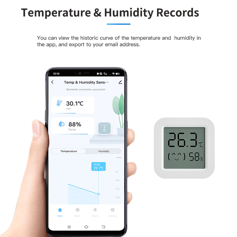 Zigbee Tuya Sensor kelembaban  - Digital Hygrometer Probe ulasan dan harga