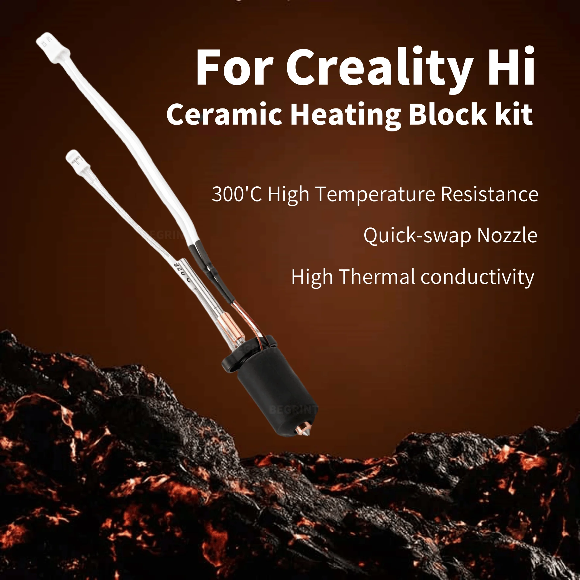 Kit Hotend Pemanas Keramik Suh - Ceramic Heat Emitter ulasan dan harga